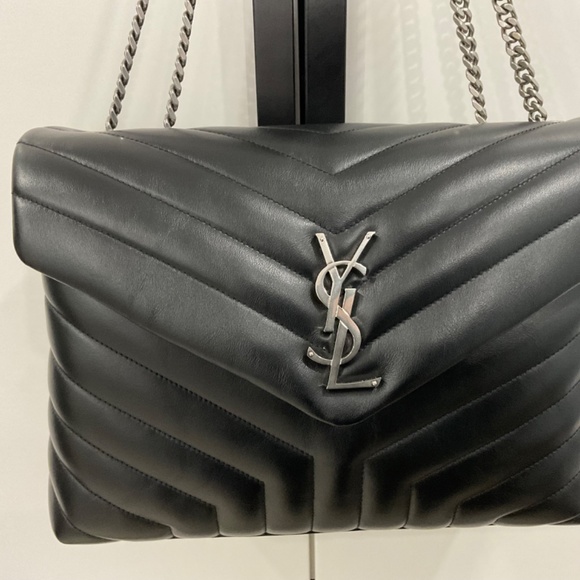 Ysl - Saint laurent medium loulou in black - Picture 2 of 13
